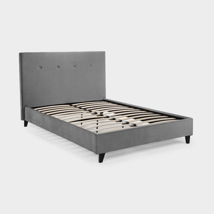 Shoreditch Bed Frame King Slate Grey