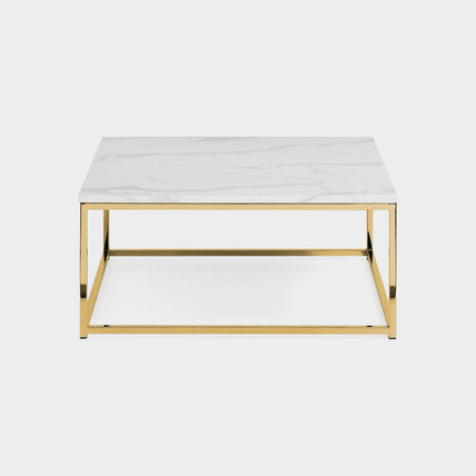 Skye Coffee Table White Marble/Gold