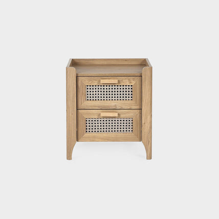Sunny Bedside Oak 2 Drawer