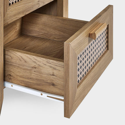 Sunny Bedside Oak 2 Drawer