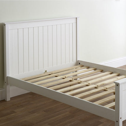 Taurus Bed Frame Single White
