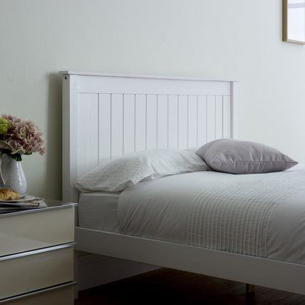 Taurus Bed Frame Single White
