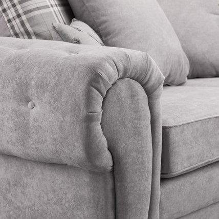 Verona Scatterback Sofa Grey Large Corner
