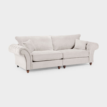 Windsor Fullback Sofa Stone 4 Seater