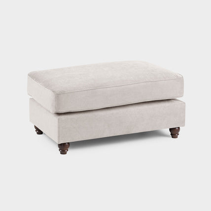 Windsor Fullback Sofa Stone Footstool