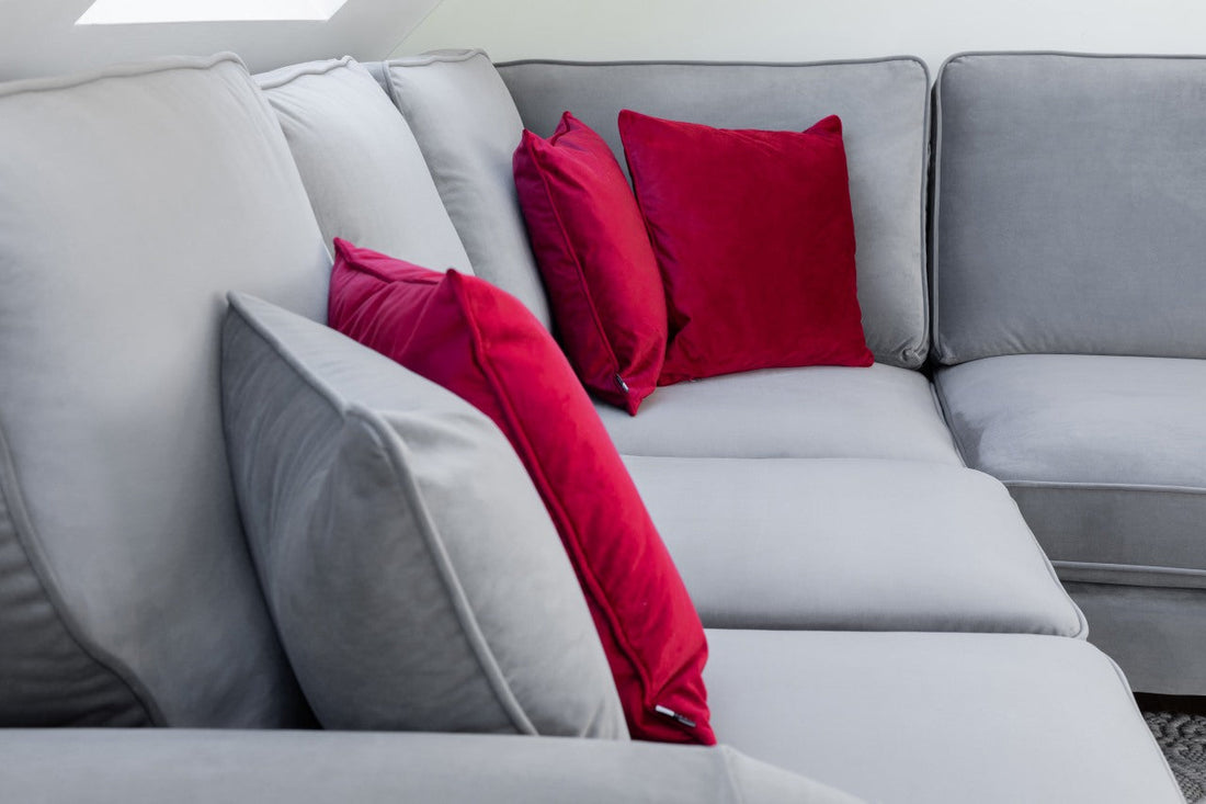 grey corner sofa
