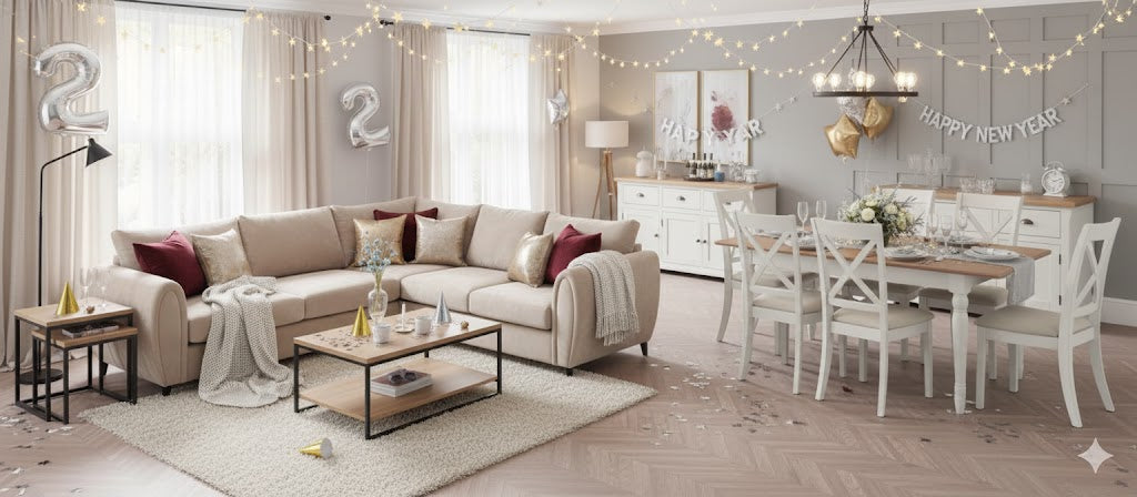 Complete Living & Dining Room Makeover for the New Year