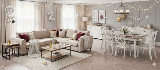 Complete Living & Dining Room Makeover for the New Year