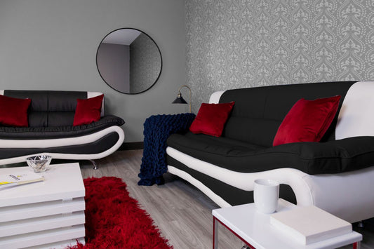 modern sofa in a living room