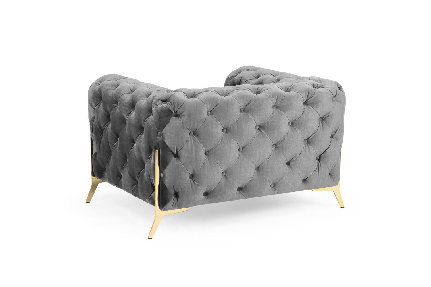 Chelsea Chesterfield Sofa Grey Armchair