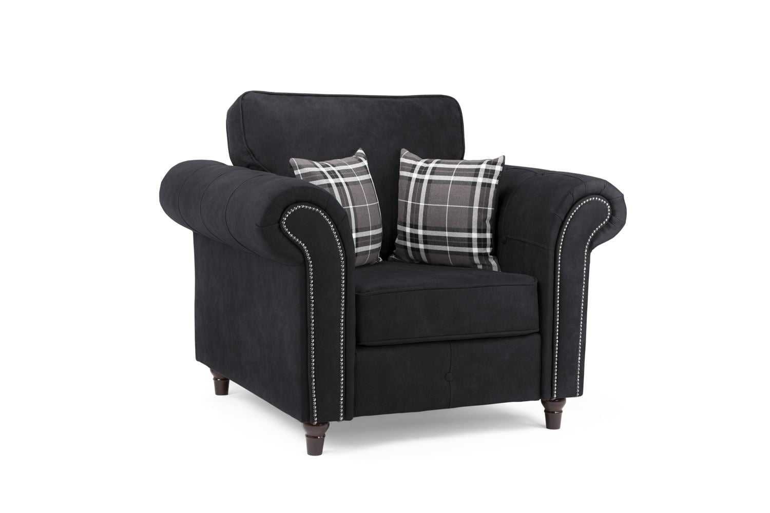 Oakland Sofa Charcoal Armchair