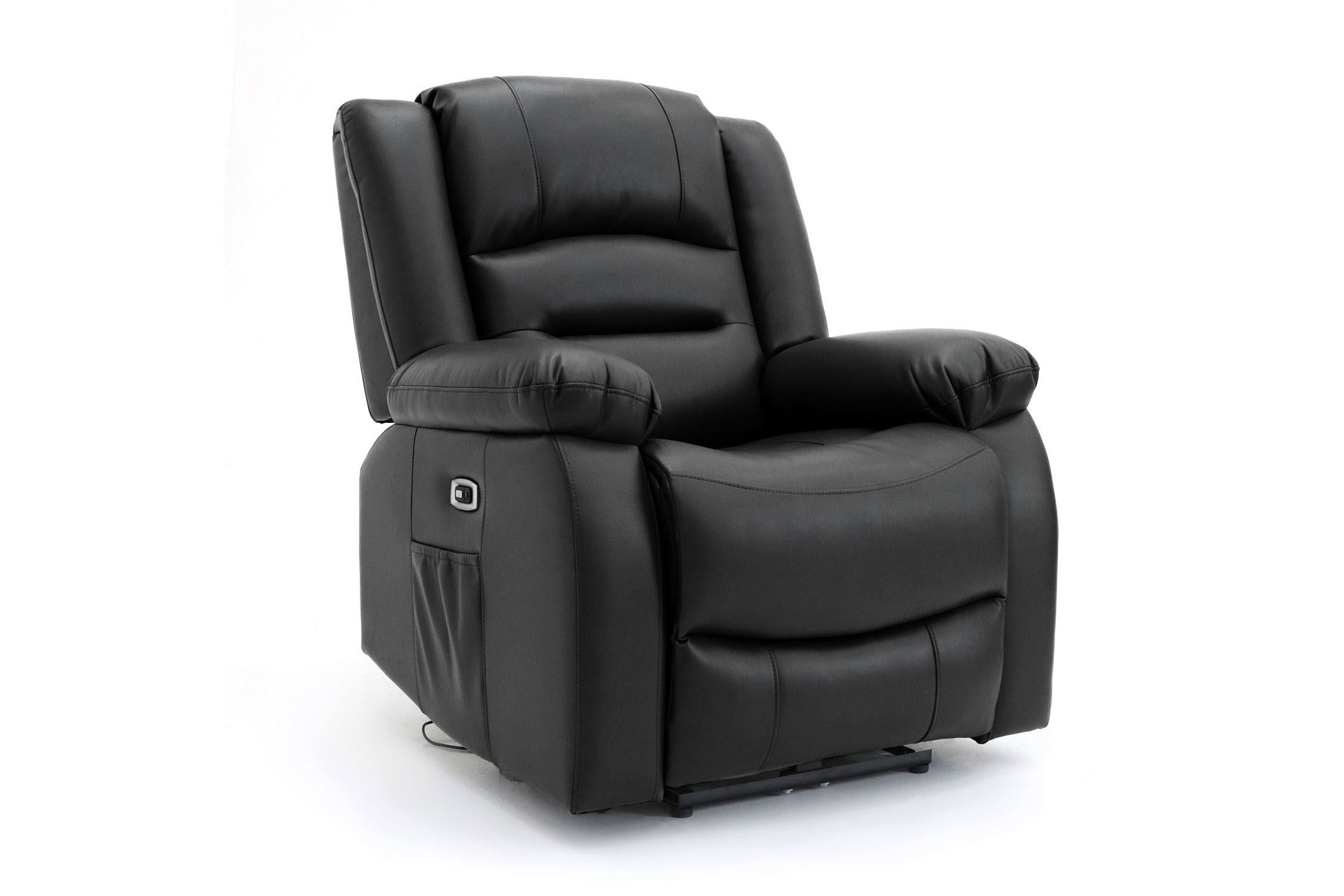 Alva Electric Recliner Sofa Black Armchair