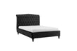 Rosa Bed Frame Single Black Velvet