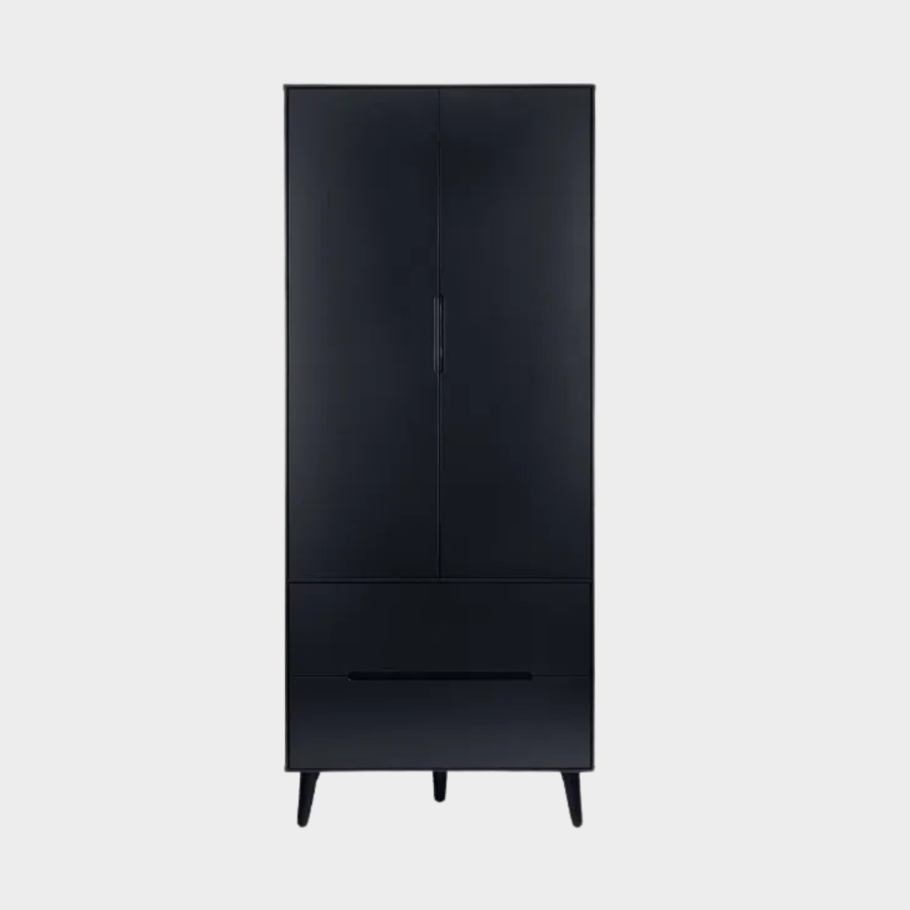 Alicia Wardrobe 2 Door 2 Drawer Anthracite