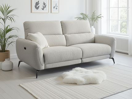 Sorrento Electric Recliner Beige 3 Seater