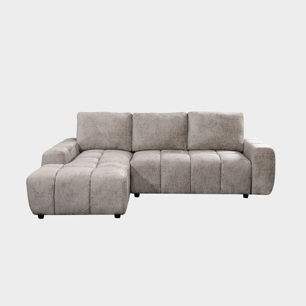 Lora Sofa Bed Mushroom Left Hand Facing Corner