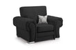 Verona Fullback Sofa Black Armchair