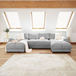Azzuro Sofa Grey U Shape Corner