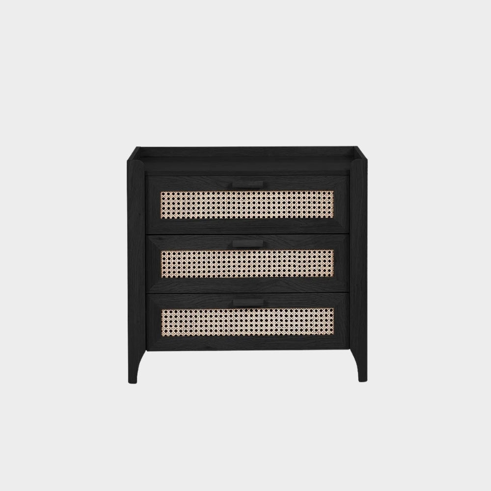 Sunny Chest 3 Drawer Black