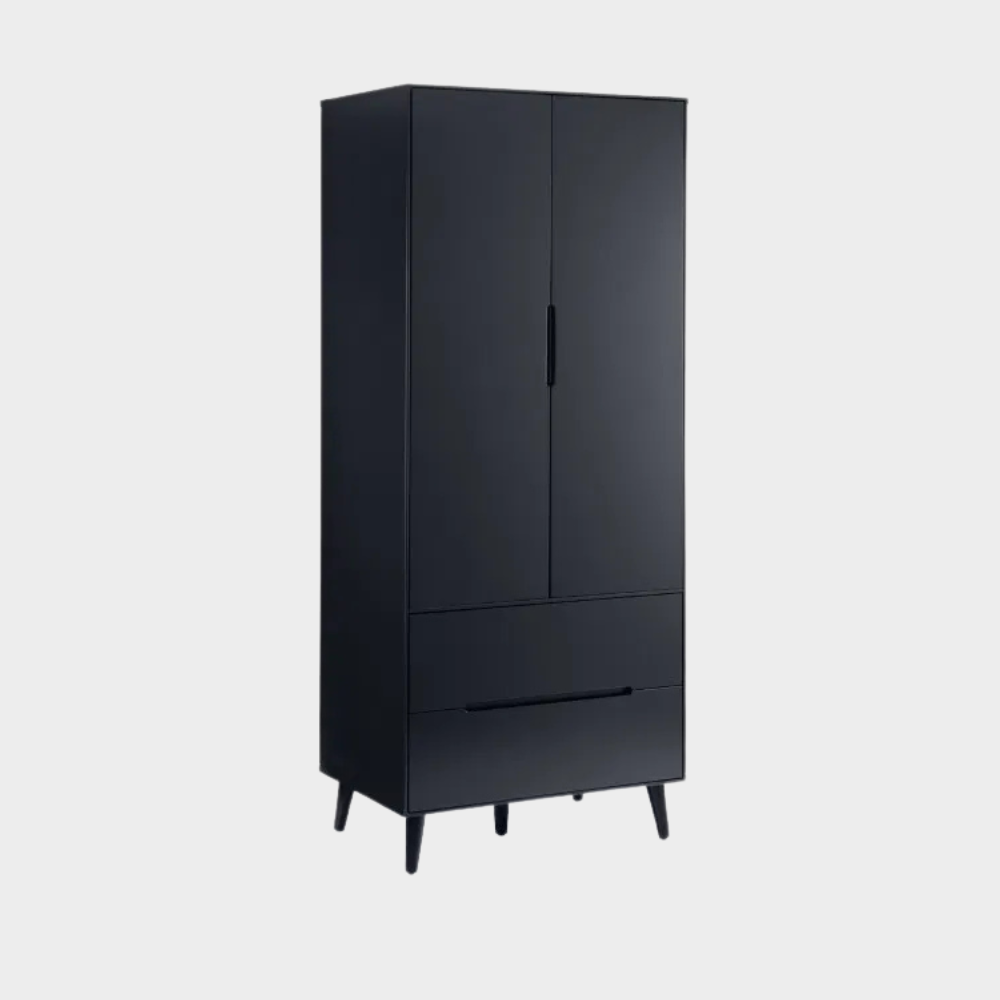 Alicia Wardrobe 2 Door 2 Drawer Anthracite