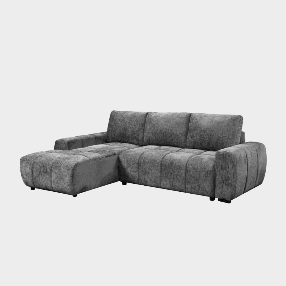 Lora Sofa Bed Graphite Left Hand Facing Corner