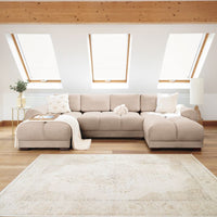 Azzuro Sofa Mocha U Shape Corner