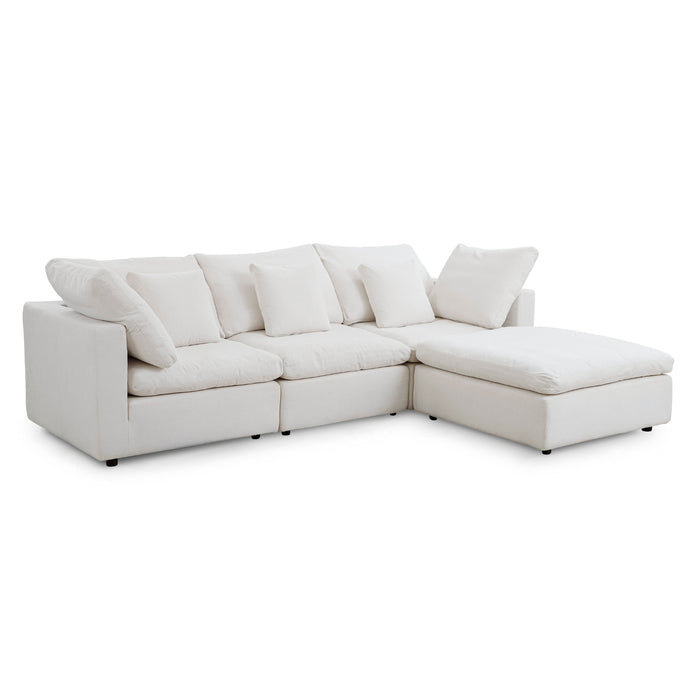 Lotus Feather Sofa Stone Modular Corner