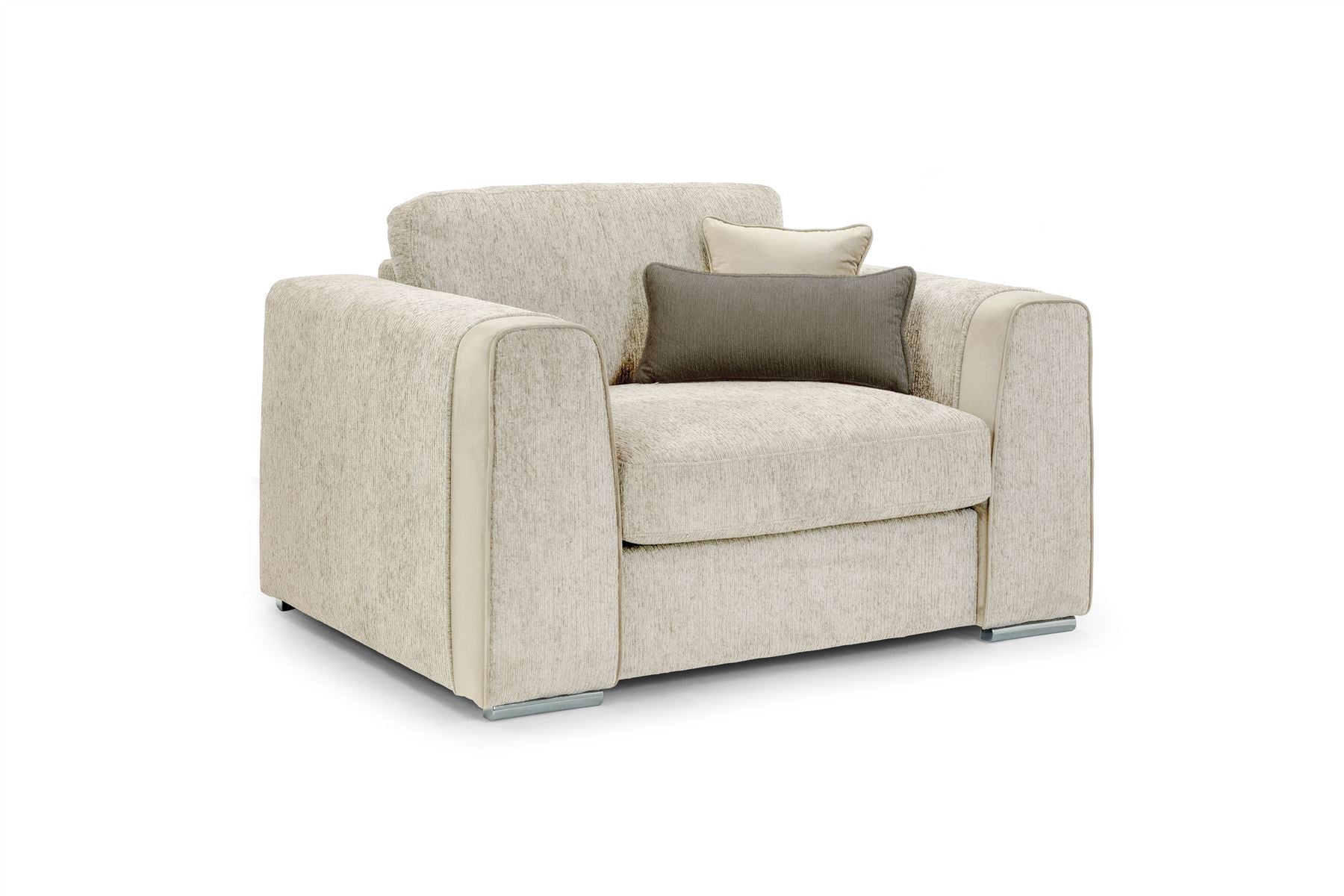 Naples Sofa Beige Armchair