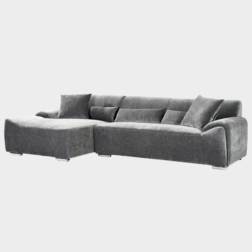 Modena Sofa Charcoal Left Hand Corner