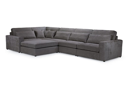 Kiana Modular Sofa Grey Right Hand Facing Corner