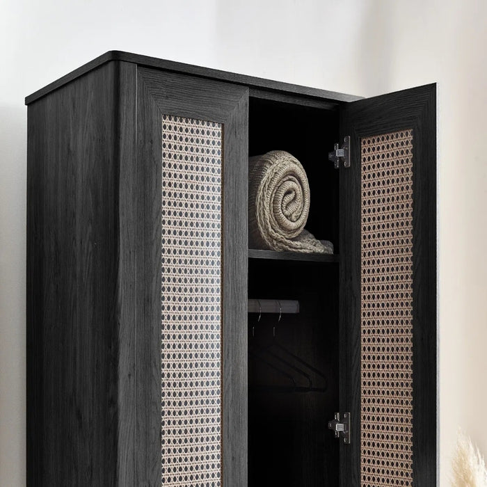 Sunny Wardrobe 2 Door Black