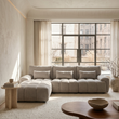 Poppy Sofa Mushroom Left Hand Facing Corner