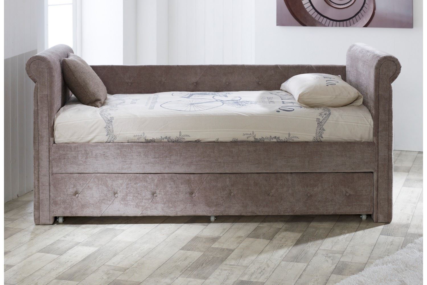 Zodiac Bed Frame Single Mink