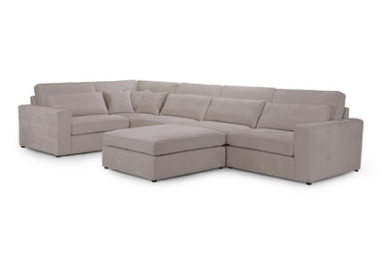 Kiana Modular Sofa Mocha Right Hand Arm Piece