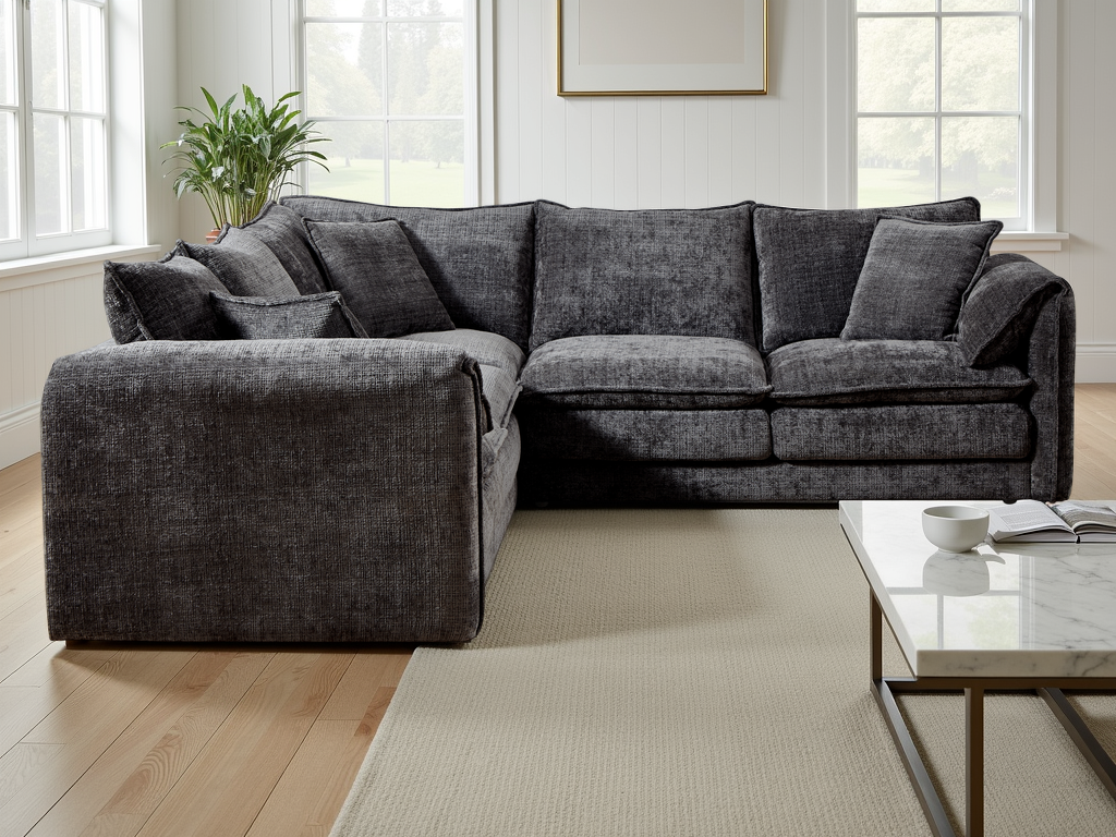 Solaya Sofa Black Large Corner