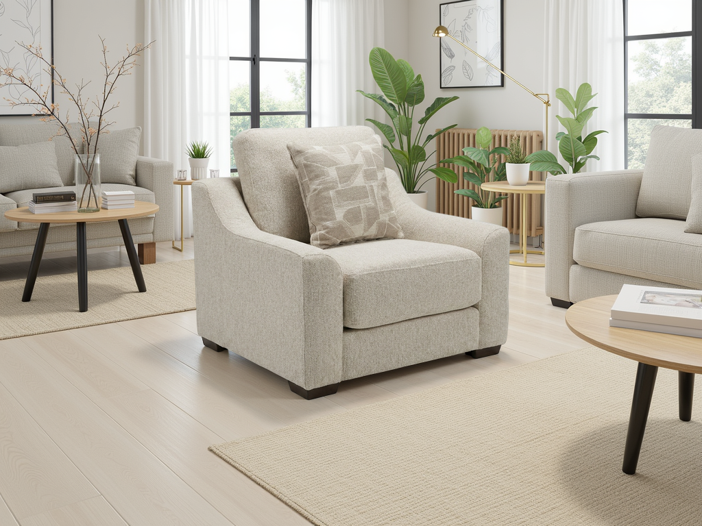 Sequoia Sofa Beige Armchair
