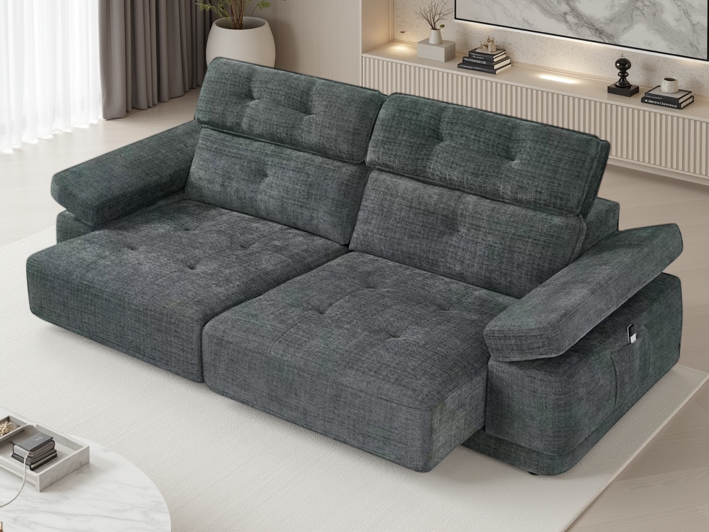 Alder Sofabed Dark Grey Floating