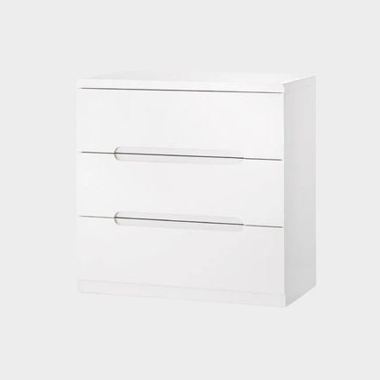 Manhattan Chest 3 Drawer High Gloss White