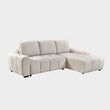 Lora Sofa Bed Beige Right Hand Facing Corner