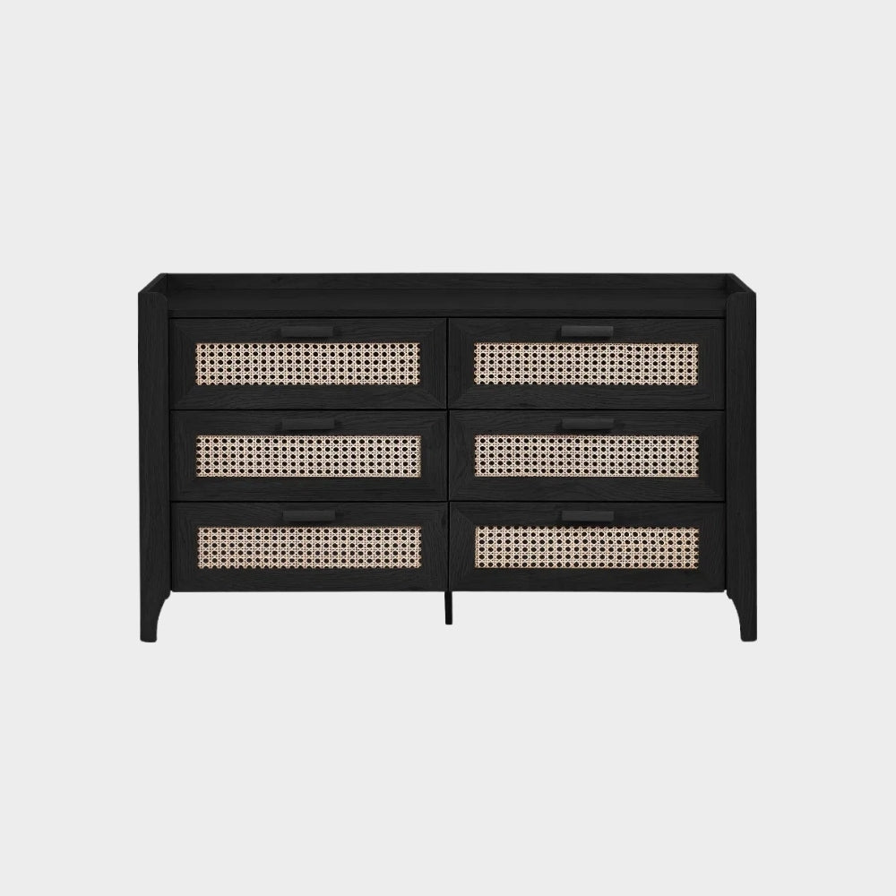 Sunny Chest 6 Drawer Black