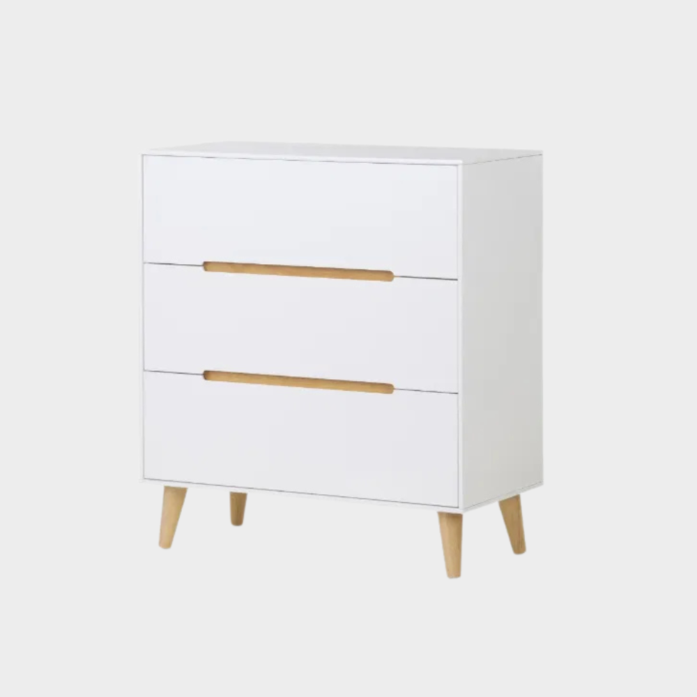 Alicia Chest 3 Drawer White