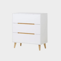 Alicia Chest 3 Drawer White