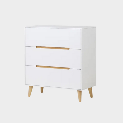 Alicia Chest 3 Drawer White