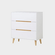 Alicia Chest 3 Drawer White