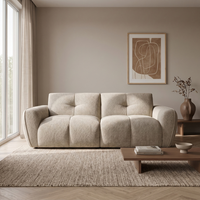 Amara Sofa Mocha 3 Seater