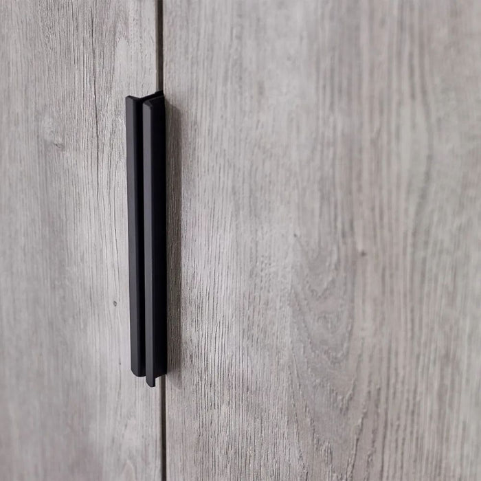 Bali Wardrobe 2 Door 1 Drawer Grey Oak