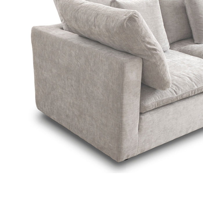 Lotus Feather Sofa Beige Modular Corner
