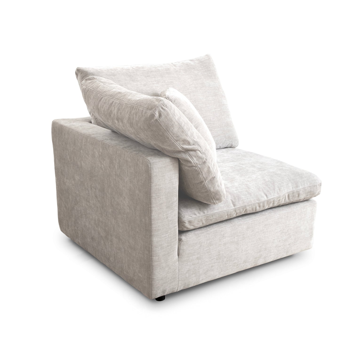 Lotus Feather Sofa Beige Modular Corner