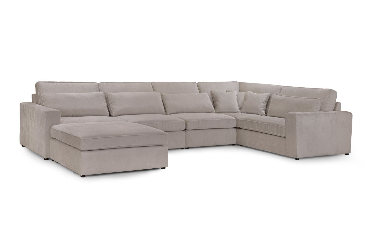 Kiana Modular Sofa Mocha Armless Piece