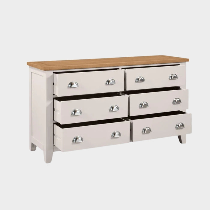 Richmond Chest 6 Drawer Elephant Grey
